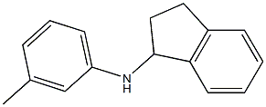 N-(3-methylphenyl)-2,3-dihydro-1H-inden-1-amine Struktur