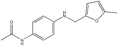 N-(4-{[(5-methylfuran-2-yl)methyl]amino}phenyl)acetamide Struktur