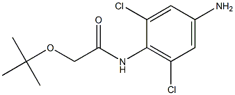 N-(4-amino-2,6-dichlorophenyl)-2-(tert-butoxy)acetamide Struktur