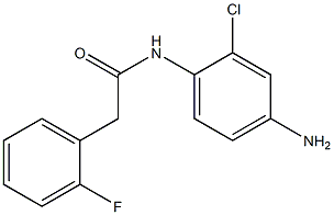 N-(4-amino-2-chlorophenyl)-2-(2-fluorophenyl)acetamide Struktur