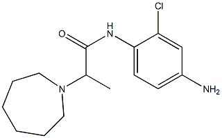 N-(4-amino-2-chlorophenyl)-2-azepan-1-ylpropanamide Struktur