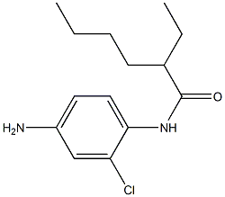 N-(4-amino-2-chlorophenyl)-2-ethylhexanamide Struktur