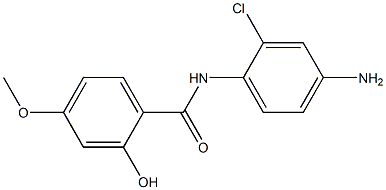 N-(4-amino-2-chlorophenyl)-2-hydroxy-4-methoxybenzamide Struktur