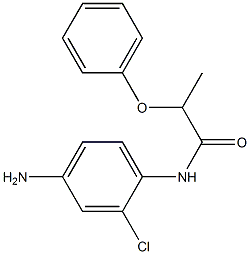 N-(4-amino-2-chlorophenyl)-2-phenoxypropanamide Struktur