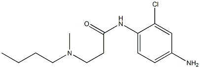 N-(4-amino-2-chlorophenyl)-3-[butyl(methyl)amino]propanamide Struktur