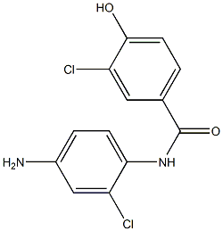 N-(4-amino-2-chlorophenyl)-3-chloro-4-hydroxybenzamide Struktur