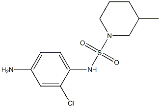 N-(4-amino-2-chlorophenyl)-3-methylpiperidine-1-sulfonamide Struktur