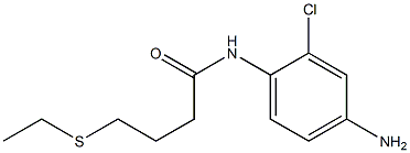 N-(4-amino-2-chlorophenyl)-4-(ethylsulfanyl)butanamide Struktur