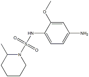 N-(4-amino-2-methoxyphenyl)-2-methylpiperidine-1-sulfonamide Struktur