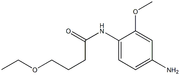 N-(4-amino-2-methoxyphenyl)-4-ethoxybutanamide Struktur