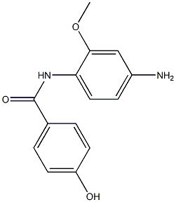 N-(4-amino-2-methoxyphenyl)-4-hydroxybenzamide Struktur