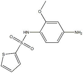 N-(4-amino-2-methoxyphenyl)thiophene-2-sulfonamide Struktur