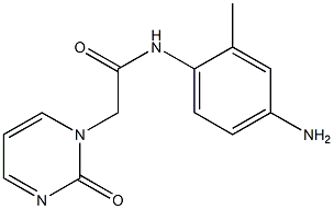 N-(4-amino-2-methylphenyl)-2-(2-oxopyrimidin-1(2H)-yl)acetamide Struktur