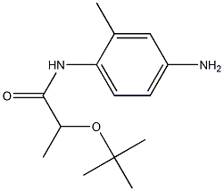 N-(4-amino-2-methylphenyl)-2-(tert-butoxy)propanamide Struktur