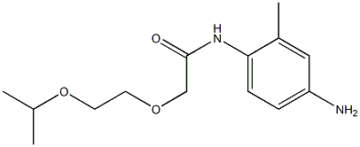 N-(4-amino-2-methylphenyl)-2-[2-(propan-2-yloxy)ethoxy]acetamide Struktur