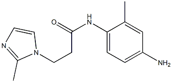 N-(4-amino-2-methylphenyl)-3-(2-methyl-1H-imidazol-1-yl)propanamide Struktur