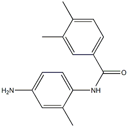 N-(4-amino-2-methylphenyl)-3,4-dimethylbenzamide Struktur