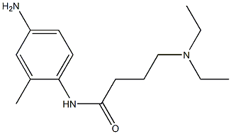 N-(4-amino-2-methylphenyl)-4-(diethylamino)butanamide Struktur