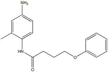 N-(4-amino-2-methylphenyl)-4-phenoxybutanamide Struktur