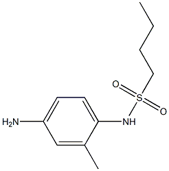 N-(4-amino-2-methylphenyl)butane-1-sulfonamide Struktur