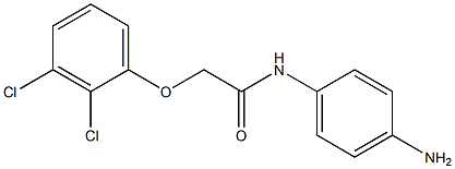 N-(4-aminophenyl)-2-(2,3-dichlorophenoxy)acetamide Struktur