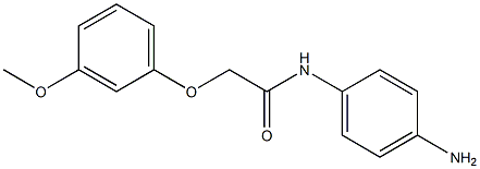 N-(4-aminophenyl)-2-(3-methoxyphenoxy)acetamide Struktur