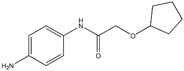 N-(4-aminophenyl)-2-(cyclopentyloxy)acetamide Struktur