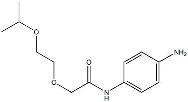 N-(4-aminophenyl)-2-[2-(propan-2-yloxy)ethoxy]acetamide Struktur