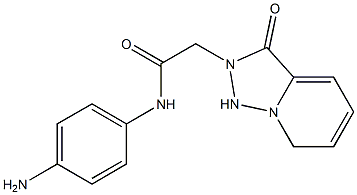 N-(4-aminophenyl)-2-{3-oxo-2H,3H-[1,2,4]triazolo[3,4-a]pyridin-2-yl}acetamide Struktur