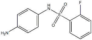 N-(4-aminophenyl)-2-fluorobenzenesulfonamide Struktur