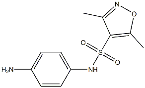 N-(4-aminophenyl)-3,5-dimethyl-1,2-oxazole-4-sulfonamide Struktur