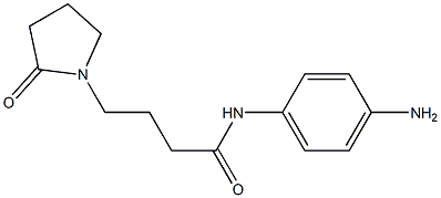 N-(4-aminophenyl)-4-(2-oxopyrrolidin-1-yl)butanamide Struktur