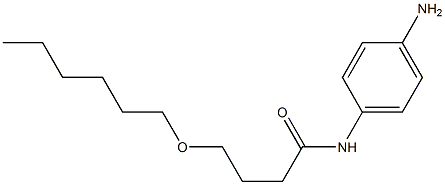 N-(4-aminophenyl)-4-(hexyloxy)butanamide Struktur