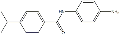 N-(4-aminophenyl)-4-(propan-2-yl)benzamide Struktur