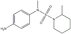 N-(4-aminophenyl)-N,2-dimethylpiperidine-1-sulfonamide Struktur