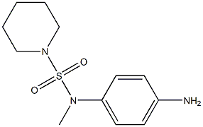 N-(4-aminophenyl)-N-methylpiperidine-1-sulfonamide Struktur