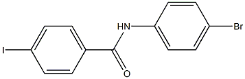 N-(4-bromophenyl)-4-iodobenzamide Struktur