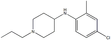 N-(4-chloro-2-methylphenyl)-1-propylpiperidin-4-amine Struktur