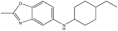 N-(4-ethylcyclohexyl)-2-methyl-1,3-benzoxazol-5-amine Struktur