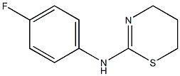 N-(4-fluorophenyl)-5,6-dihydro-4H-1,3-thiazin-2-amine Struktur