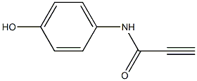 N-(4-hydroxyphenyl)prop-2-ynamide Struktur