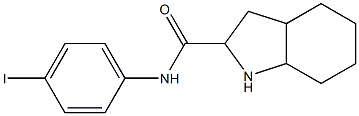 N-(4-iodophenyl)-octahydro-1H-indole-2-carboxamide Struktur