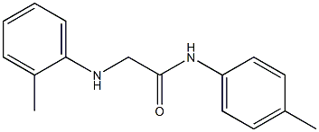 N-(4-methylphenyl)-2-[(2-methylphenyl)amino]acetamide Struktur