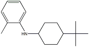 N-(4-tert-butylcyclohexyl)-2-methylaniline Struktur