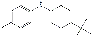 N-(4-tert-butylcyclohexyl)-4-methylaniline Struktur