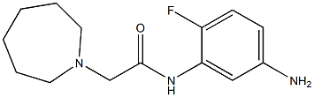 N-(5-amino-2-fluorophenyl)-2-azepan-1-ylacetamide Struktur