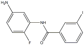 N-(5-amino-2-fluorophenyl)-3-iodobenzamide Struktur