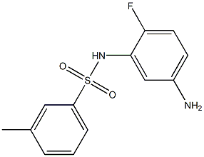 N-(5-amino-2-fluorophenyl)-3-methylbenzenesulfonamide Struktur