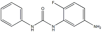 N-(5-amino-2-fluorophenyl)-N'-phenylurea Struktur