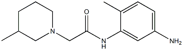 N-(5-amino-2-methylphenyl)-2-(3-methylpiperidin-1-yl)acetamide Struktur